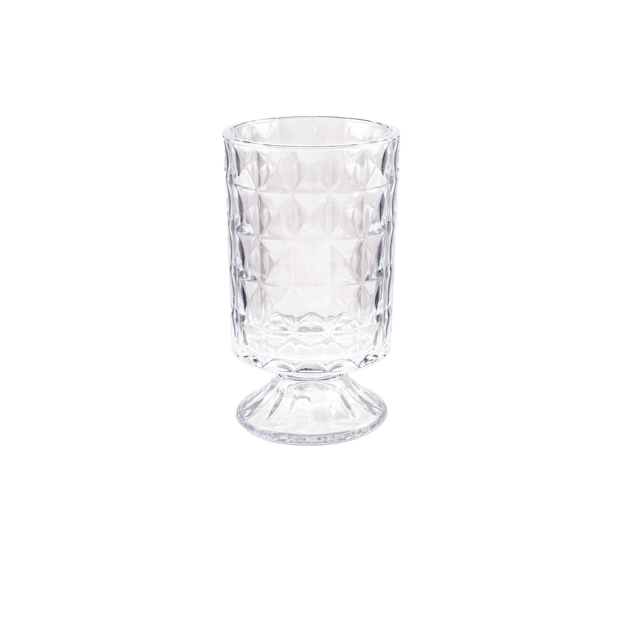 Glass vase Rectangular crystal